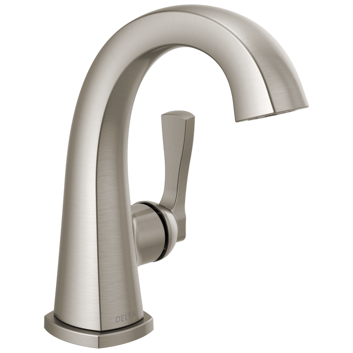 Delta Stryke 577 Single Handle Bathroom Faucet - Lumicoat Stainless