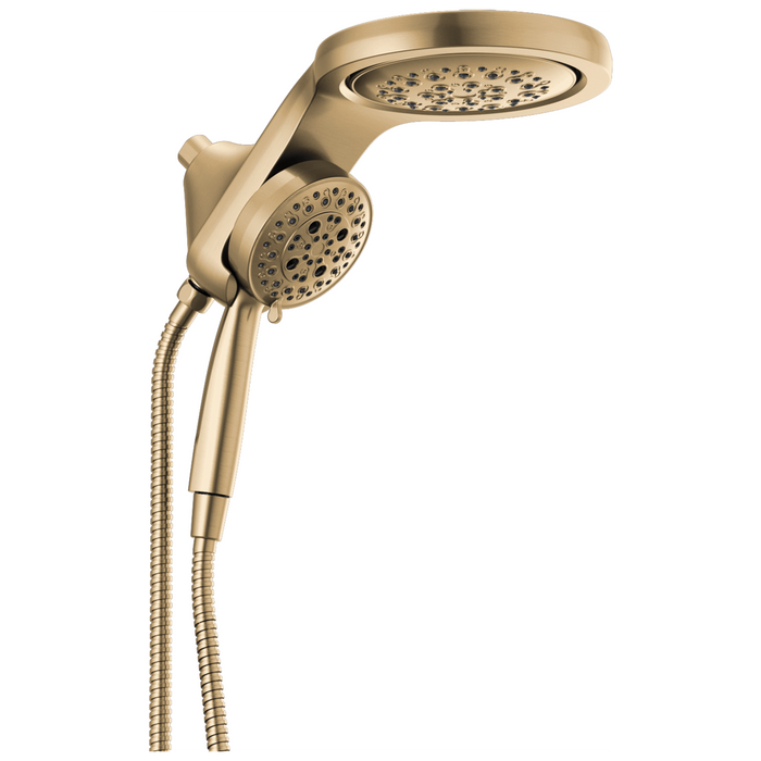 Delta Universal Showering Components: HydroRain H2Okinetic 5-Setting Two-In-One Shower Head