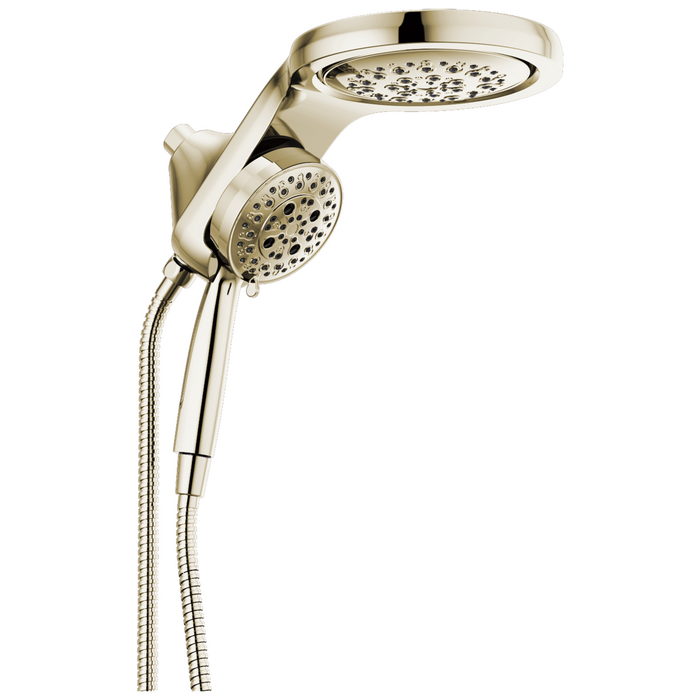 Delta Universal Showering Components: HydroRain H2Okinetic 5-Setting Two-In-One Shower Head