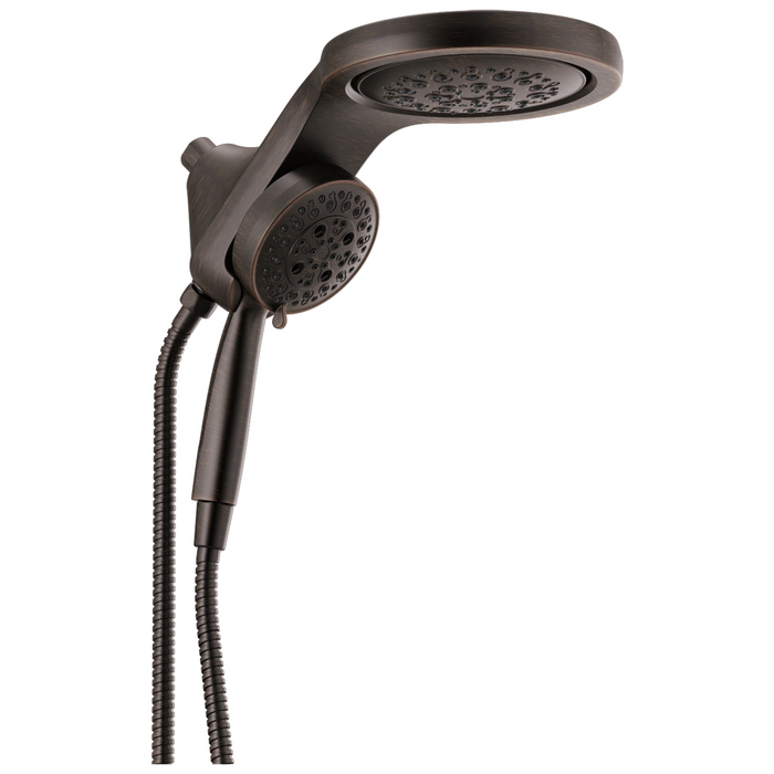 Delta Universal Showering Components: HydroRain H2OKinetic5-Setting Two-in-One Shower Head