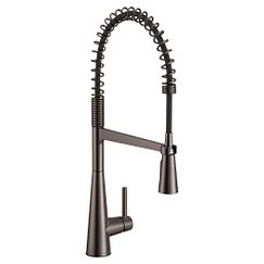 Moen 5925 Black Stainless One-Handle Pulldown Kitchen Faucet
