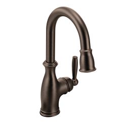 Moen 5985 Brantford One Handle High Arc Bar Faucet in Oil Rubbed Bronze