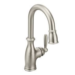 Moen 5985 Brantford One Handle High Arc Bar Faucet in Spot Resist Stainless