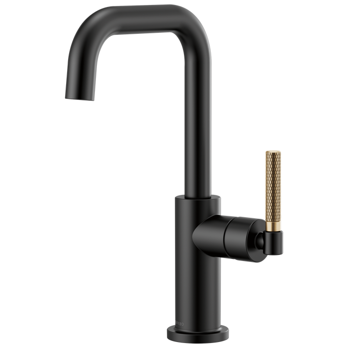Brizo Brizo Litze: Bar Faucet with Square Spout and Knurled Handle