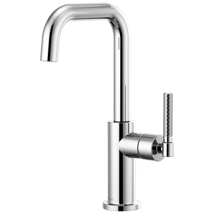 Brizo Brizo Litze: Bar Faucet with Square Spout and Knurled Handle