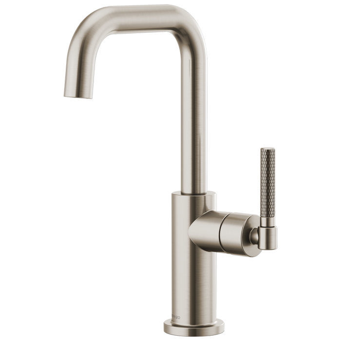 Brizo Brizo Litze: Bar Faucet with Square Spout and Knurled Handle