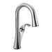 Moen 6124 Notch One Handle Pulldown Bar Faucet in Chrome