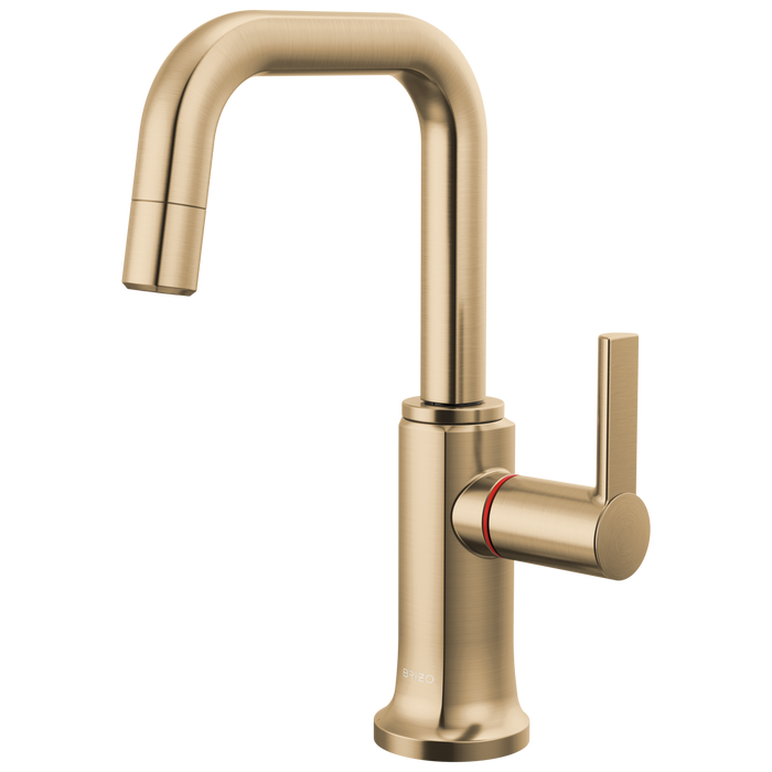 Brizo Kintsu: Instant Hot Faucet with Square Spout