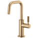 Brizo Litze 61353LF Beverage Faucet with Square Spout and Knurled Handle - Luxe Gold