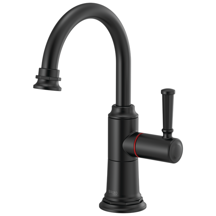 Brizo Rook 61374LF Instant Hot Faucet with Arc Spout - Matte Black