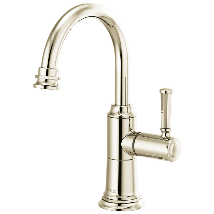 Brizo Rook 61374LF Instant Hot Faucet with Arc Spout - Polished Nickel
