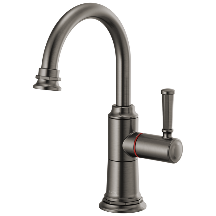 Brizo Rook 61374LF Instant Hot Faucet with Arc Spout - Luxe Steel