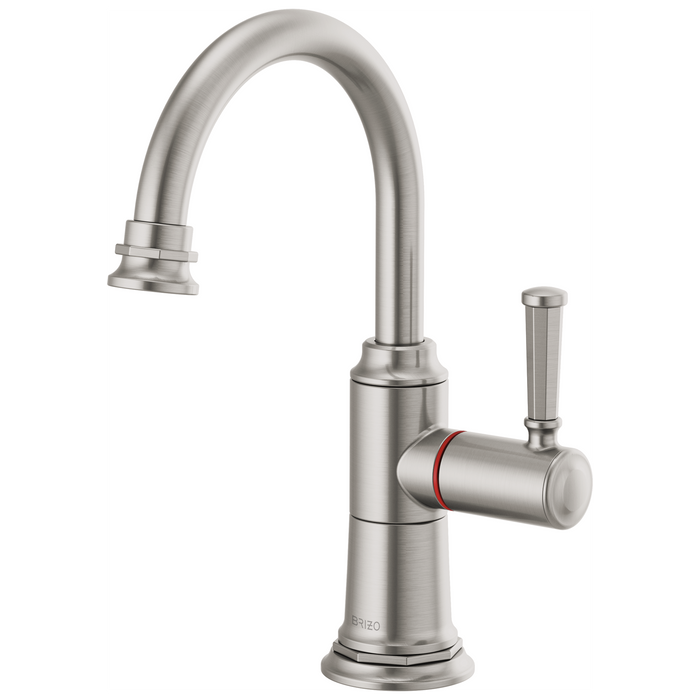 Brizo Rook 61374LF Instant Hot Faucet with Arc Spout - Stainless