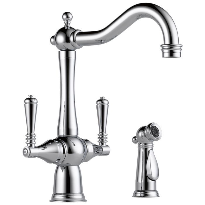 Brizo Brizo Tresa: Two Handle Kitchen Faucet with Spray