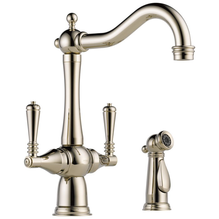 Brizo Brizo Tresa: Two Handle Kitchen Faucet with Spray