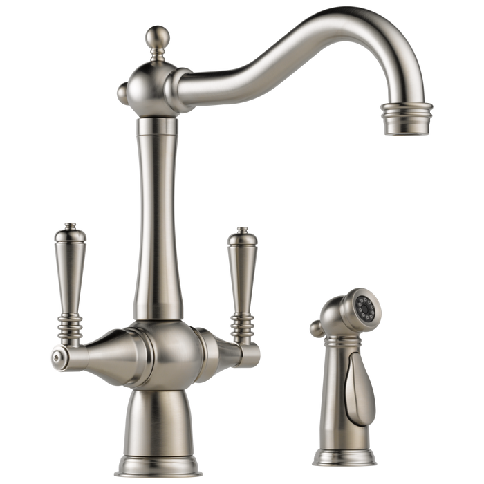 Brizo Brizo Tresa: Two Handle Kitchen Faucet with Spray