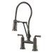 Brizo Rook: Articulating Bridge Faucet with Finished Hose