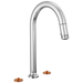 Brizo Kintsu: Widespread Pull-Down Faucet with Arc Spout - Less Handles