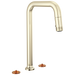 Widespread Pull-Down Faucet with Square Spout - Less Handles