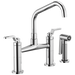 Brizo Brizo Litze: Bridge Faucet with Angled Spout and Industrial Handle