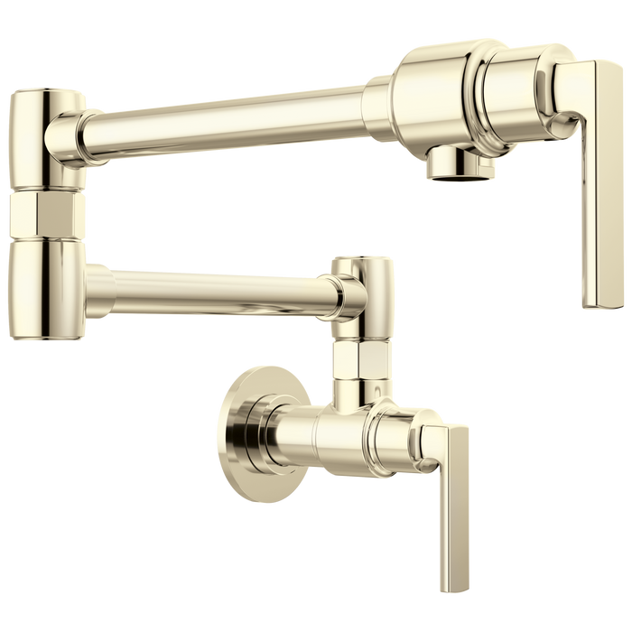 Wall Mount Pot Filler with Lever Handle