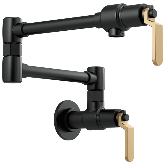 Brizo Brizo Litze: Litze Wall Mount Pot Filler with Industrial Handle