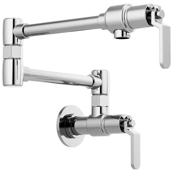 Brizo Brizo Litze: Litze Wall Mount Pot Filler with Industrial Handle