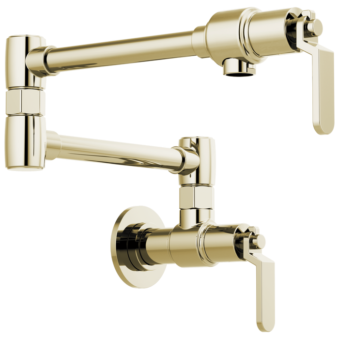 Brizo Brizo Litze: Litze Wall Mount Pot Filler with Industrial Handle