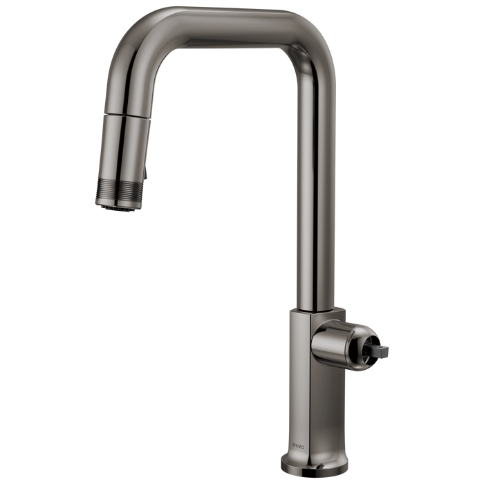 Brizo Kintsu: Pull-Down Faucet with Square Spout - Less Handle
