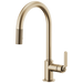 Brizo Brizo Litze: Pull-Down Faucet with Arc Spout and Industrial Handle