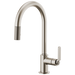 Brizo Brizo Litze: Pull-Down Faucet with Arc Spout and Industrial Handle