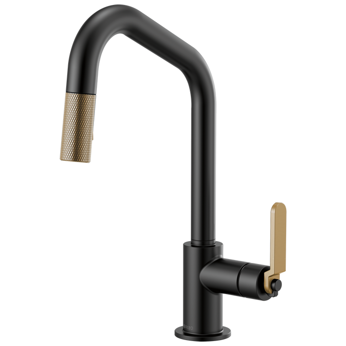 Brizo Brizo Litze: Pull-Down Faucet with Angled Spout and Industrial Handle