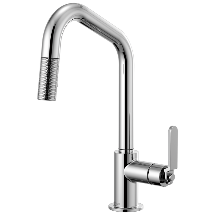 Brizo Brizo Litze: Pull-Down Faucet with Angled Spout and Industrial Handle