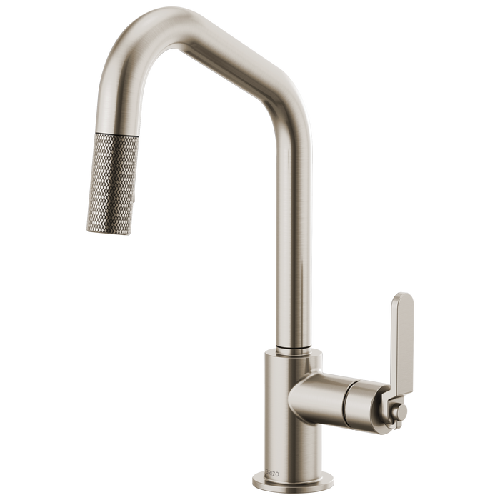 Brizo Brizo Litze: Pull-Down Faucet with Angled Spout and Industrial Handle