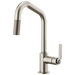 Brizo Brizo Litze: Pull-Down Faucet with Angled Spout and Industrial Handle