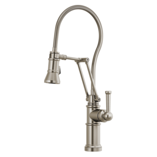 Brizo Artesso: Articulating Faucet With Finished Hose