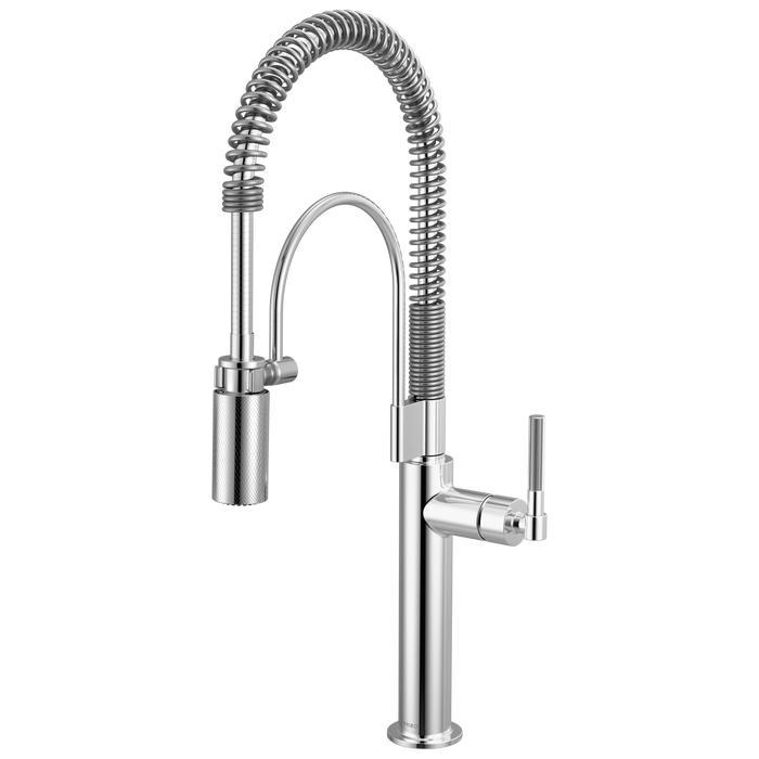 Brizo Litze 63343LF Semi-Professional Kitchen Faucet - Knurled Handle - Chrome
