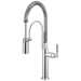 Brizo Litze 63343LF Semi-Professional Kitchen Faucet - Knurled Handle - Chrome