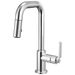 Brizo Litze 63954LF Pull-Down Prep Faucet with Square Spout - Industrial Handle - Chrome