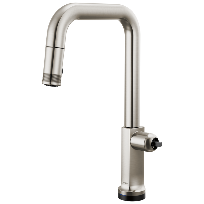 Brizo Kintsu: SmartTouch Pull-Down Faucet with Square Spout - Less Handle