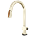 Polished Nickel / Wood