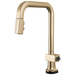 Brizo Frank Lloyd Wright 64023LF SmartTouch Pull-Down Kitchen Faucet with Square Spout - Less Handle - Luxe Gold