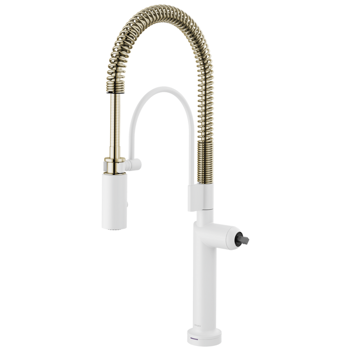 Brizo Jason Wu for Brizo 64375LF SmartTouch Semi-Professional Kitchen Faucet - Less Handle - Matte White