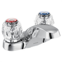 Moen 64900 Double Handle Centerset Bathroom Faucet in Chrome