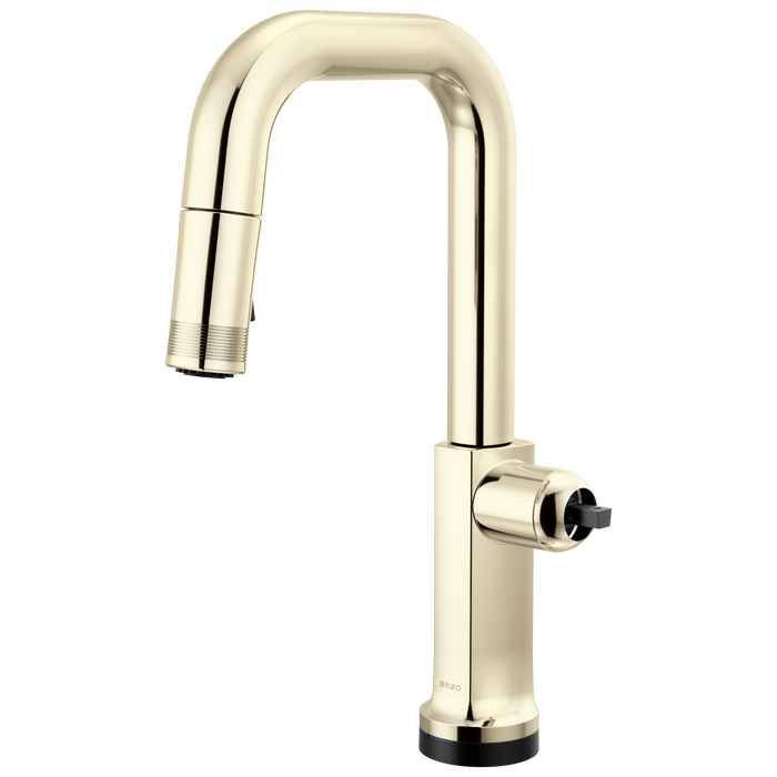 SmartTouch Pull-Down Prep Faucet with Square Spout - Less Handle