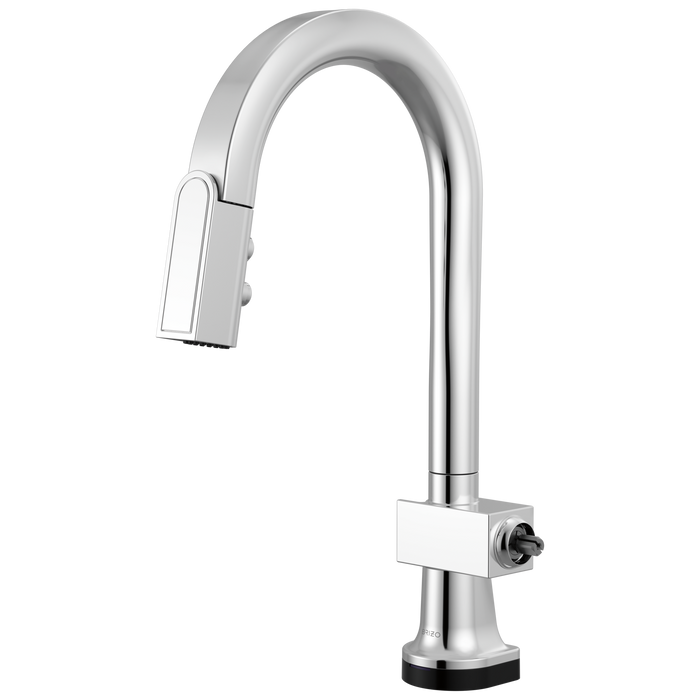 Brizo Frank Lloyd Wright 64922LF SmartTouch Pull-Down Prep Faucet with Arc Spout - Less Handle - Chrome
