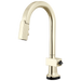 Brizo Frank Lloyd Wright 64922LF SmartTouch Pull-Down Prep Faucet with Arc Spout - Less Handle - Polished Nickel