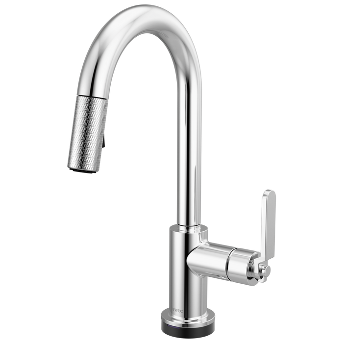 Brizo Litze 64944LF Smarttouch Pull-Down Prep Faucet with Arc Spout - Industrial Handle - Chrome