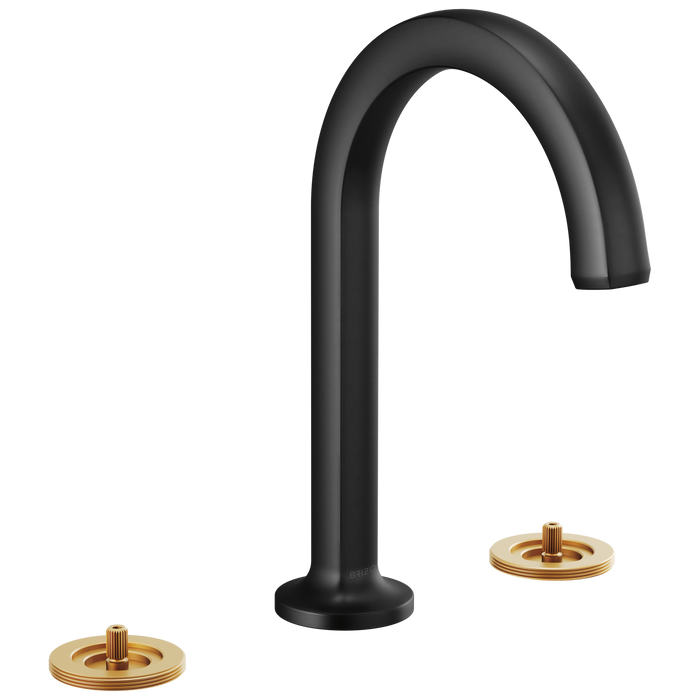 Widespread Lavatory Faucet with Arc Spout - Less Handles