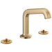Brizo Kintsu: Widespread Lavatory Faucet with Angled Spout - Less Handles 1.5 GPM